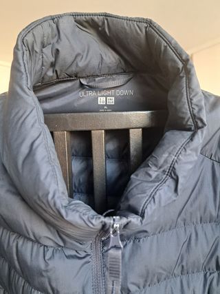 Plumífero Uniqlo Azul Marino Caballero