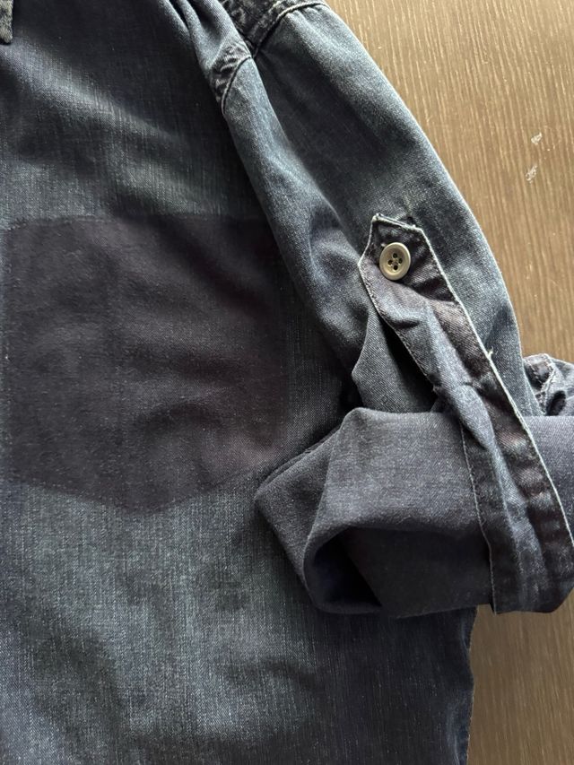 Camisa tejana Armani Exchange azul