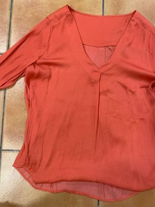 Blusa Coral Manga 3/4 Talla M