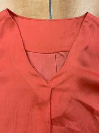 Blusa Coral Manga 3/4 Talla M