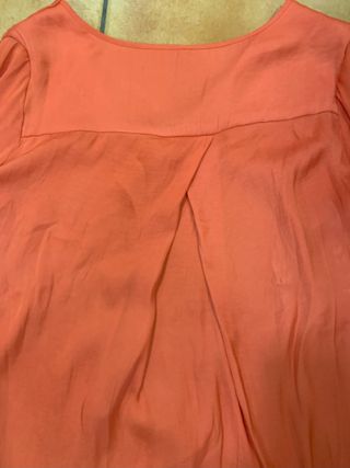 Blusa Coral Manga 3/4 Talla M