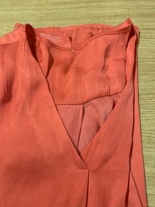 Blusa Coral Manga 3/4 Talla M