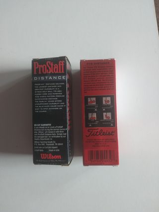 Pelotas de Golf Wilson ProStaff y Titleist PTS ,