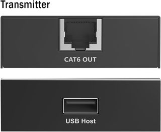 DIGITUS Extensor USB 2.0 150m Red Cat 6 HUB USB-A