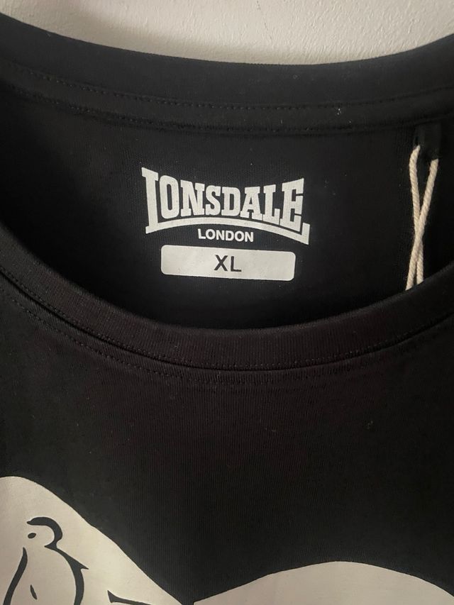 Camiseta Lonsdale Negra Talla L 