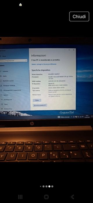 PC portatile HP 15-da0088nl