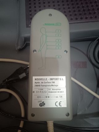 Colchoneta para masajes  portátil. Cómo nueva.