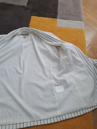 Blazer H&M Rayas Azul Marino T44