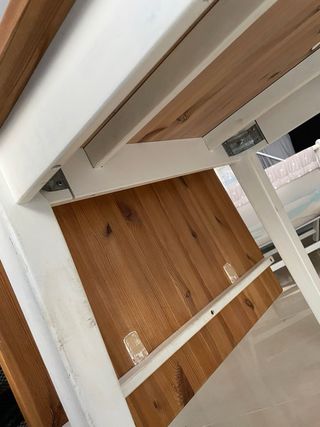 Mesa de comedor extensible de madera