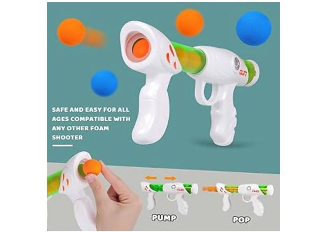 Pistolas de Juguete con Dianas y Bolas