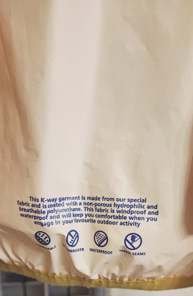 Giacca K-way, taglia S (12-14 anni)⭐ Perfetta ⭐