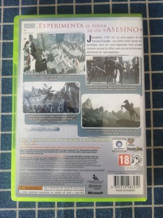 XBOX360 ASSASSINS CREED ORIGINAL COMPLETO 