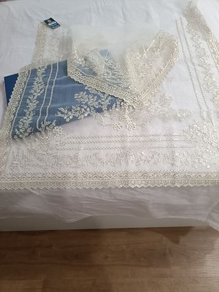 Manteleta Fallera Blanca