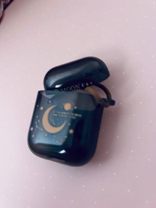 Funda AirPods Luna y Fases Doradas