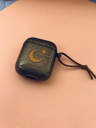 Funda AirPods Luna y Fases Doradas