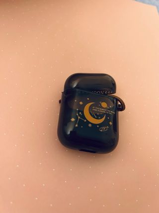 Funda AirPods Luna y Fases Doradas