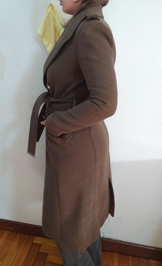 Abrigo marrón elegante