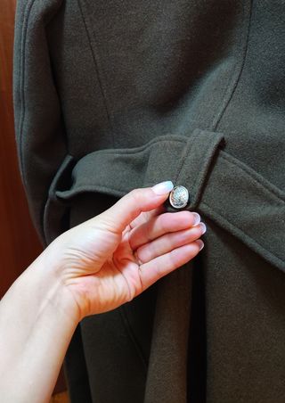 Abrigo marrón elegante