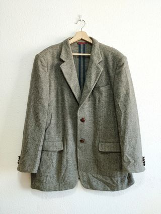 Blazer Lana Carolina Herrera Gris