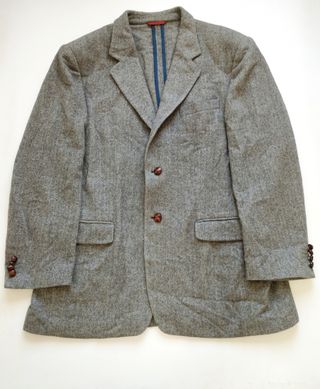 Blazer Lana Carolina Herrera Gris
