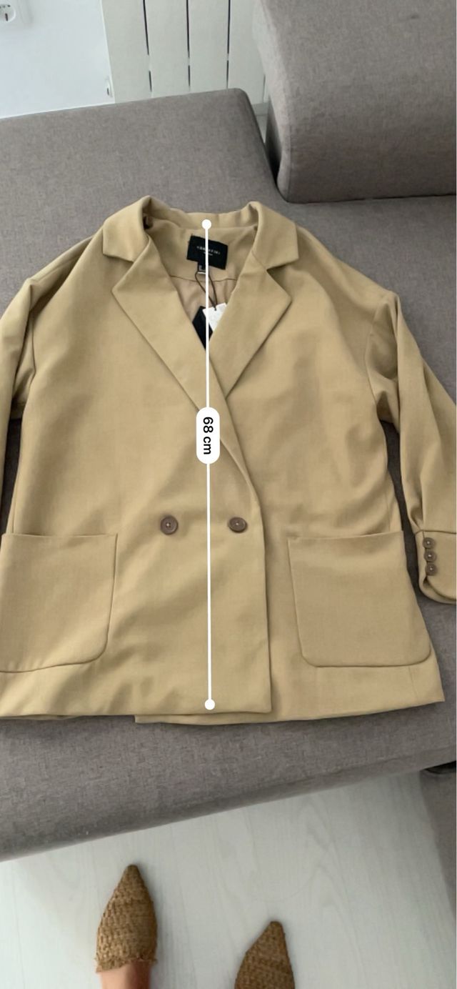 Americana Cortefiel verde oliva