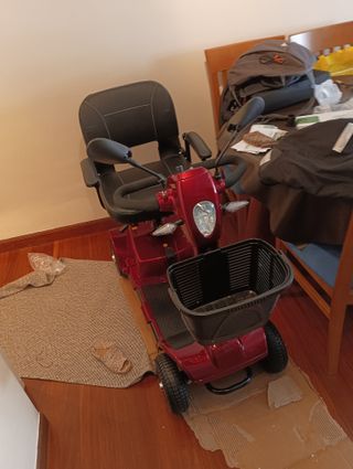 Scooter Eléctrico Movilidad Reducida Rojo