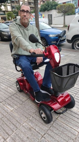 Scooter Eléctrico Movilidad Reducida Rojo
