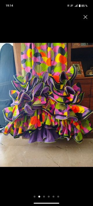 Traje de flamenca Rocío/Romería