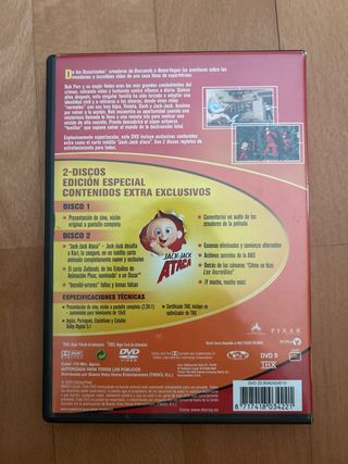 Los Increíbles DVD Edición Especial 2 Discos