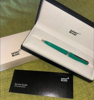 Penna Montblanc Verde nuova mai usata 