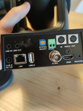 Cámara PTZ JVC 4K Negra