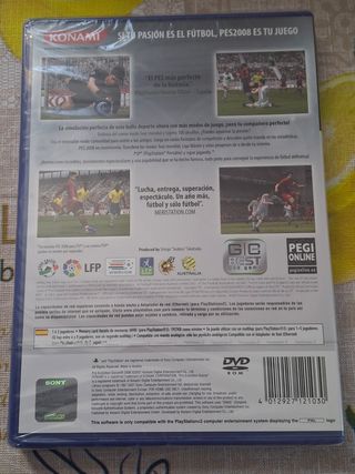 PES 2008 PRECINTADO PS2