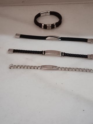 Lote 4 Pulseras Hombre