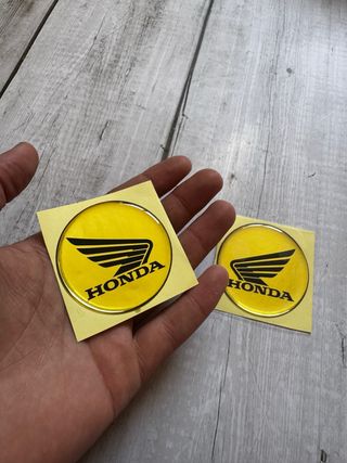 EMBLEMAS ORO HONDA CARENADO DEPOSITO MOTO 