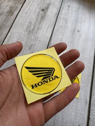 EMBLEMAS ORO HONDA CARENADO DEPOSITO MOTO 