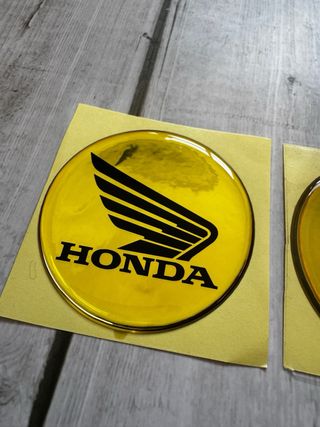 EMBLEMAS ORO HONDA CARENADO DEPOSITO MOTO 
