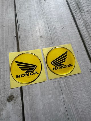 EMBLEMAS ORO HONDA CARENADO DEPOSITO MOTO 