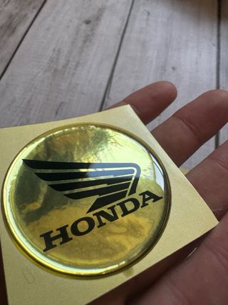 EMBLEMAS ORO HONDA CARENADO DEPOSITO MOTO 