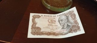 Billete 100 Pesetas España 1970