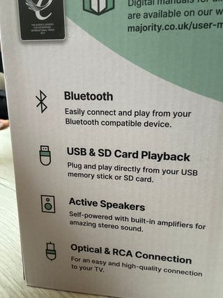 Altavoces Majority Negros