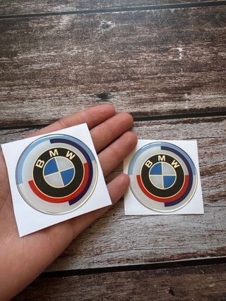EMBLEMAS BMW 50th ANIVERSARIO CARENADO DEPOSITO RR