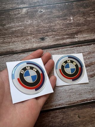 EMBLEMAS BMW 50th ANIVERSARIO CARENADO DEPOSITO RR