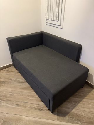 Divano angolare Ikea grigio antracite