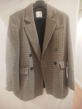 Americana Bershka Beige Talla M