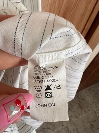 Camisa Tommy Hilfiger Rayas Finas Algodón