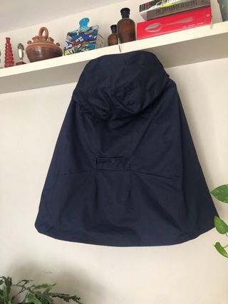 G Star Raw Mujer Abrigo Capa Azul Marino