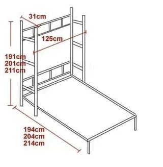 CAMA ABATIBLE VERTICAL NIUS 90X180
