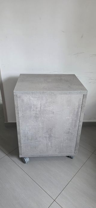 Cassettiera con ruote grigio