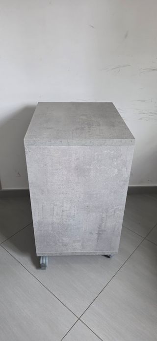 Cassettiera con ruote grigio