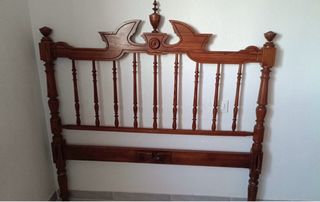 Cabecero antiguo pino de Canadá
